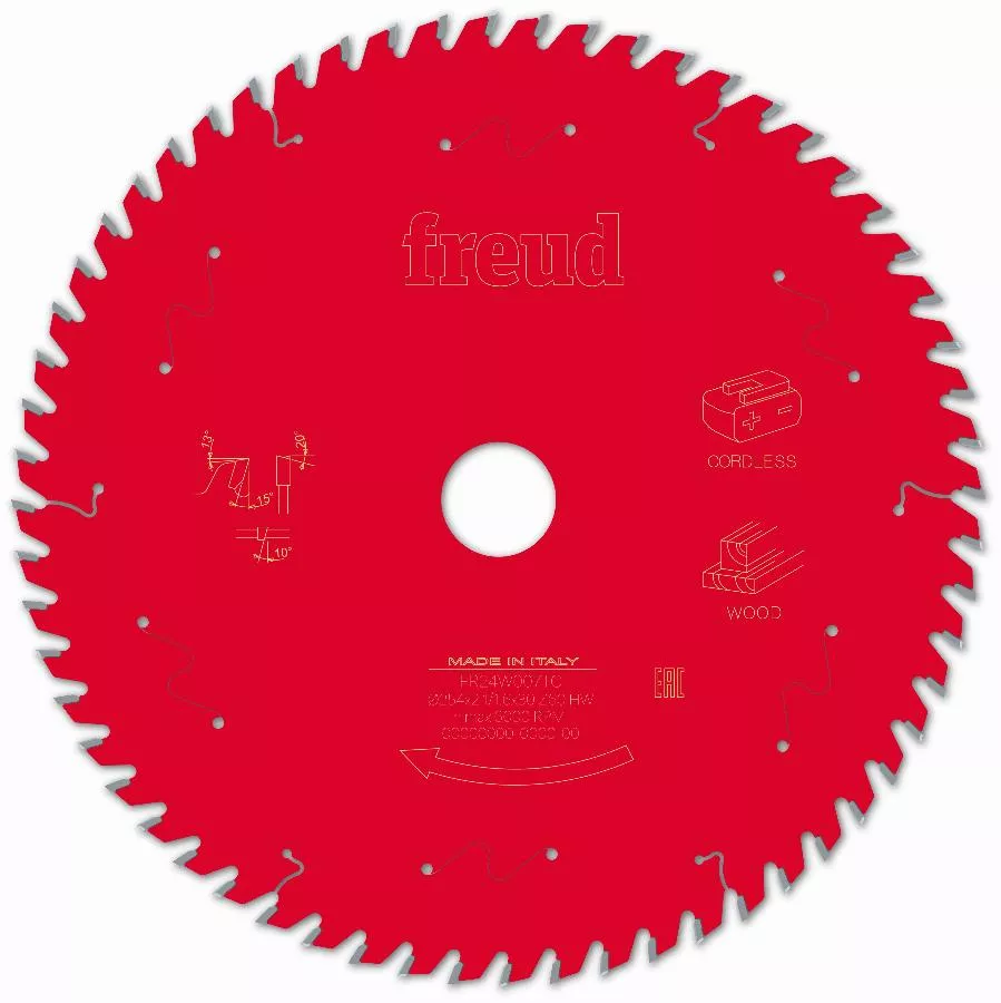 Lame Pour Scie Circulaire Portative Sans Fil FREUD - Ø254 2,1/1,6 AL30 Z60 BA 15° - F03FS10074 -FR24W007TC 3 Lame Pour Scie Circulaire Portative Sans Fil FREUD - Ø254 2,1/1,6 AL30 Z60 BA 15° - F03FS10074 -FR24W007TC