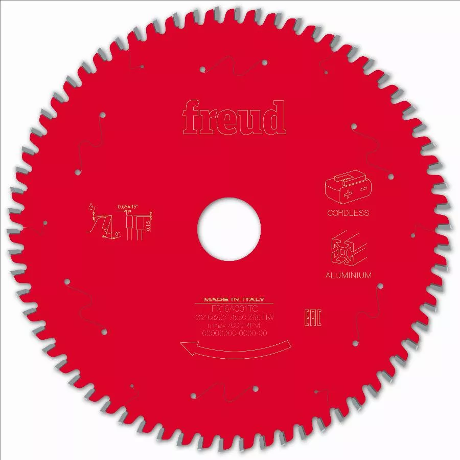 Lame Pour Scie Circulaire Portative Sans Fil FREUD - Ø216 2/1,4 AL30 Z66 TP 0° - F03FS10093 -FR16A001TC 4 Lame Pour Scie Circulaire Portative Sans Fil FREUD - Ø216 2/1,4 AL30 Z66 TP 0° - F03FS10093 -FR16A001TC – Image 2