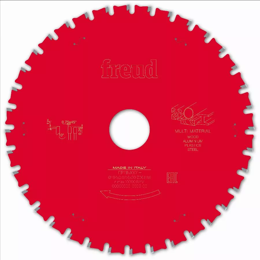 Lame Pour Scie Circulaire Portative FREUD - Ø184 2/1,6 AL30 Z36 TPB 0° - F03FS10113 -FR11M001H 4 Lame Pour Scie Circulaire Portative FREUD - Ø184 2/1,6 AL30 Z36 TPB 0° - F03FS10113 -FR11M001H – Image 2