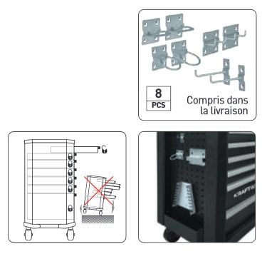 Servante D'atelier Pro-Line P407 EVA KRAFTWERK 280 Pièces - 102.400.530 3 Servante D'atelier Pro-Line P407 EVA KRAFTWERK 280 Pièces - 102.400.530