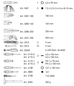 Coffret D'outils Pro-Line 1/4" KRAFTWERK 123 Pièces - 3944 9 Coffret D'outils Pro-Line 1/4" KRAFTWERK 123 Pièces - 3944 -Maxoutil Soldes KRA00051 2