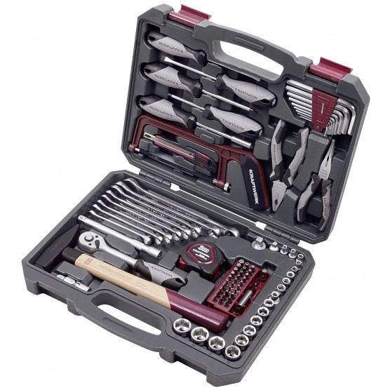 Coffret D'outils Basic Line 1/4" 3/8" KRAFTWERK - 96 Pièces - 204.103.500 3 Coffret D'outils Basic Line 1/4" 3/8" KRAFTWERK - 96 Pièces - 204.103.500