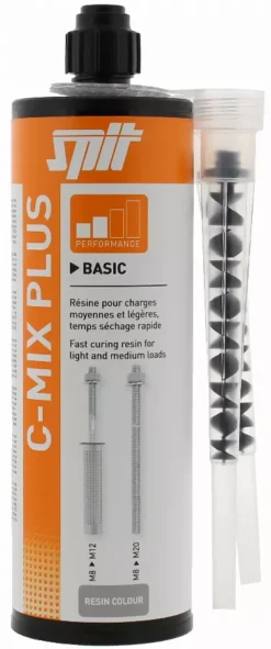 Scellement SPIT CMIXPLUS Pierre - Cartouche De 380 Ml - Lot De 12 - 055882