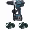 Perceuse Visseuse 18 V Li-Ion 5 Ah Ø 13 Mm MAKITA - 3 Batteries, Chargeur, Coffret - DDF458RT3J -Maxoutil Soldes MAK0162 1