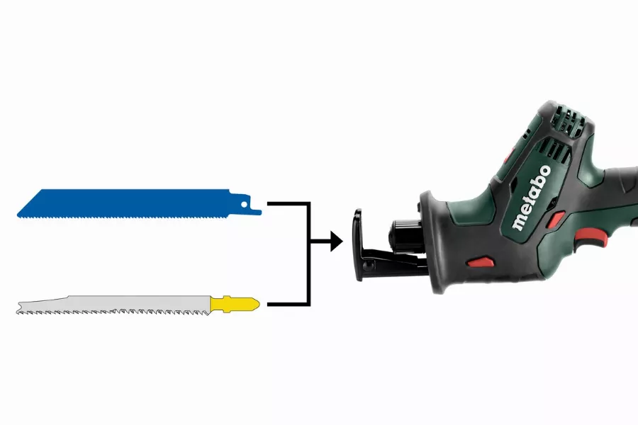 Scie Sabre METABO SSE 18 LTX 2 X 2,0 Ah Li-Power, ASC 55, Coffret - 602266500 4 Scie Sabre METABO SSE 18 LTX 2 X 2,0 Ah Li-Power, ASC 55, Coffret - 602266500 – Image 2