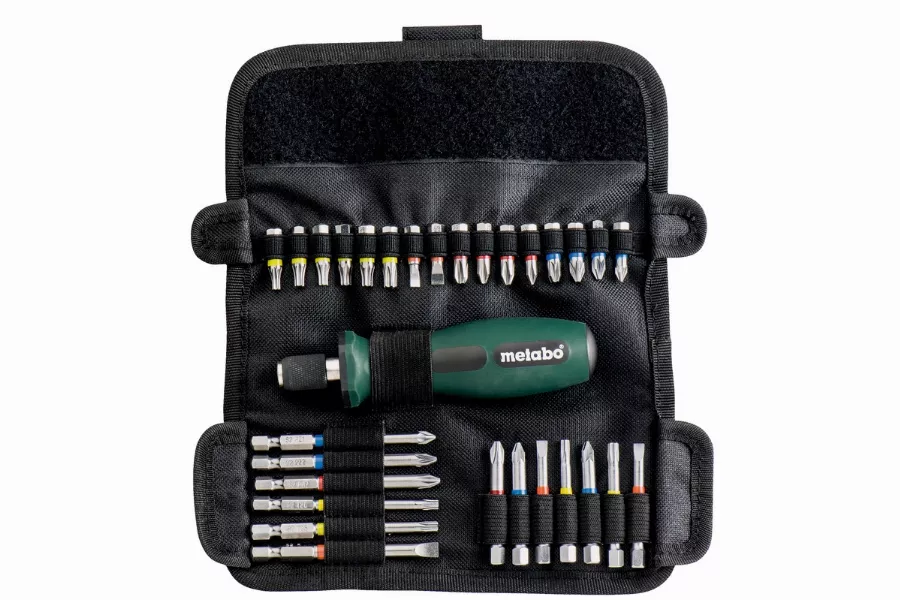 Set Tournevis 30 Embouts SP En étui Souple METABO - 626726000 3 Set Tournevis 30 Embouts SP En étui Souple METABO - 626726000