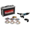Meuleuse MAKITA Ø125 Mm 720W + 7 Disques, Coffret - GA5030RSP6 -Maxoutil Soldes MNA40018 1