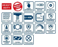 Meuleuse Angulaire BOSCH GWS 18V-10SC Professional Solo Click & Go - Sans Batterie Ni Chargeur - 06019G340B -Maxoutil Soldes MNA50063 3