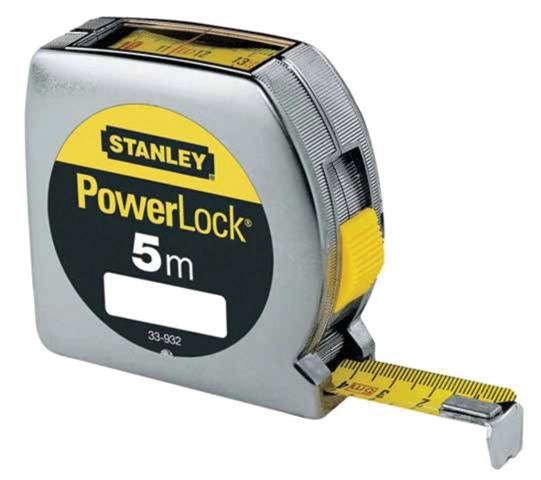 Mètre Powerlock Lecture Directe STANLEY 5m X 19mm - 0-33-932 3 Mètre Powerlock Lecture Directe STANLEY 5m X 19mm - 0-33-932