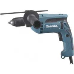 Perceuse à Percussion MAKITA Ø 13 Mm 680W + Coffret De Forêts OFFERTS - HP1641K1X
