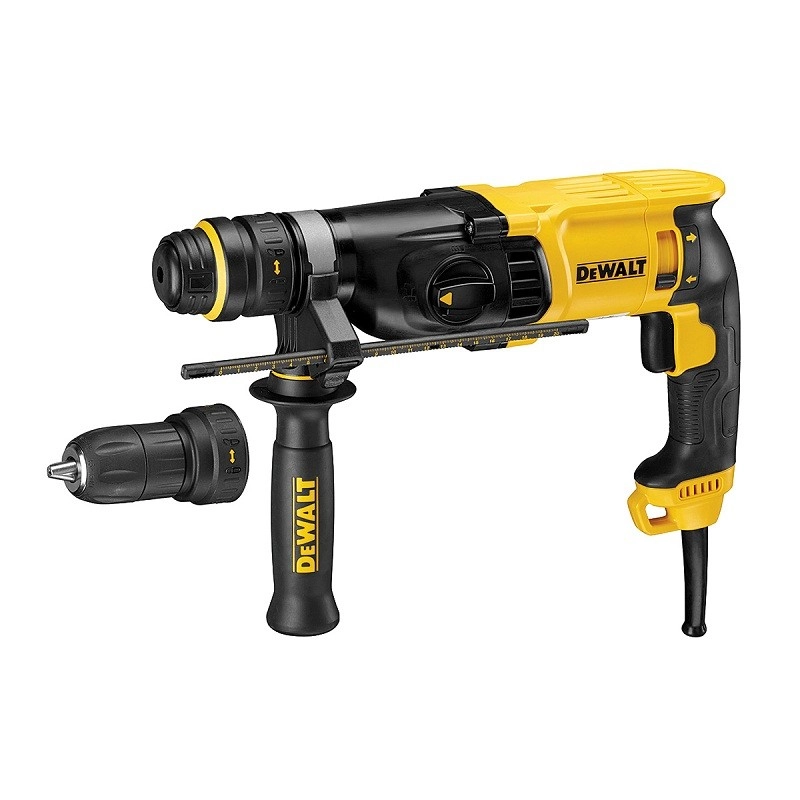 Perforateur DEWALT SDSPlus 800W - Mandrin + Poignée + Mallette De Transport - D25134K 3 Perforateur DEWALT SDSPlus 800W - Mandrin + Poignée + Mallette De Transport - D25134K