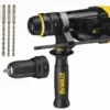 Perforateur DEWALT SDSPlus 800W - Mandrin + Poignée + Mallette De Transport + 3 Burins + 3 Forets - D25134KP 2 Perforateur DEWALT SDSPlus 800W - Mandrin + Poignée + Mallette De Transport + 3 Burins + 3 Forets - D25134KP -Maxoutil Soldes PHA10101 2