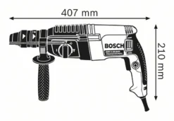 Perforateur BOSCH SDS-plus GBH 2-26 Professional - 830W 2.7J - Avec Coffret Et Poignée - 06112A3000 -Maxoutil Soldes PHA20089 3
