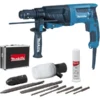 Perfo-burineur MAKITA SDS-Plus - 800W 26 Mm + Coffret Alu + Kit D'accessoires - HR2630TX4 1 Perfo-burineur MAKITA SDS-Plus - 800W 26 Mm + Coffret Alu + Kit D'accessoires - HR2630TX4 -Maxoutil Soldes PHA50012 1