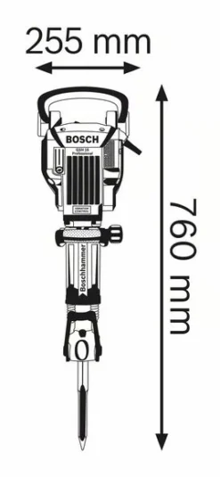 Marteau Piqueur BOSCH - GSH 16-28 Professional - 1750 W - 0611335000 6 Marteau Piqueur BOSCH - GSH 16-28 Professional - 1750 W - 0611335000 -Maxoutil Soldes PHA60018 1