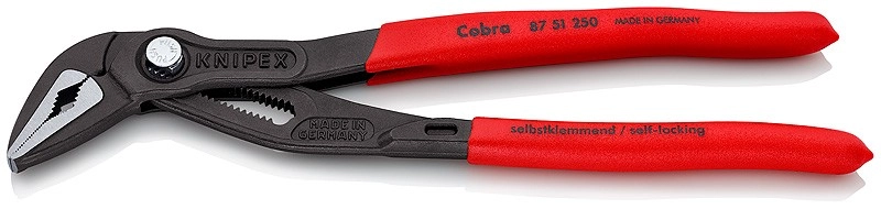 Pince Multiprise Cobra KNIPEX Tête Effilée - Longueur : 250 Mm - Ouverture 34 Mm - 8751250 3 Pince Multiprise Cobra KNIPEX Tête Effilée - Longueur : 250 Mm - Ouverture 34 Mm - 8751250
