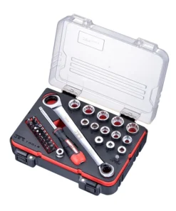 Coffret 37 Douilles 1/4" Et Embouts PROMAC - B-37