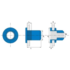 Écrou Cranté Tête Plate SCELL IT ØM4 Acier Zingué - L.12.5 Mm - Øperç.6 Mm - Boîte De 500 - TCD0440 5 Écrou Cranté Tête Plate SCELL IT ØM4 Acier Zingué - L.12.5 Mm - Øperç.6 Mm - Boîte De 500 - TCD0440 -Maxoutil Soldes RDA11102 2
