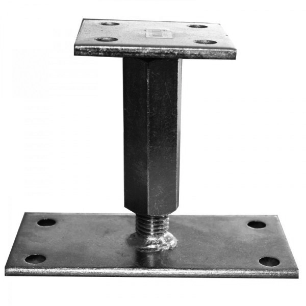 Support De Poteau Réglable 110 à 180 Mm WAELBERS - H.160x90 - B.90x90 ép.6mm - 426501.99 3 Support De Poteau Réglable 110 à 180 Mm WAELBERS - H.160x90 - B.90x90 ép.6mm - 426501.99