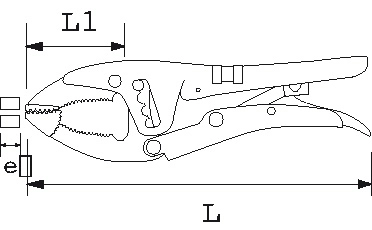 Pince Etau Type Americaine 190 Mm SAM - 21118 6 Pince Etau Type Americaine 190 Mm SAM - 21118 â Image 4