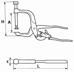Pince Etau Serre-joint A Vis SAM - 2147 -Maxoutil Soldes SAM01102 5
