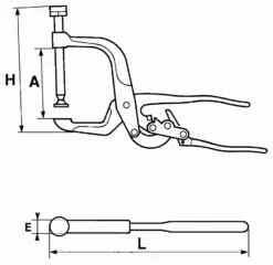 Pince Etau Serre-joint A Vis SAM - 2147 -Maxoutil Soldes SAM01102 6