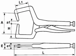 Pince Etau Pour Soudure A L'arc 300 Mm SAM - 219S30 -Maxoutil Soldes SAM01119 5