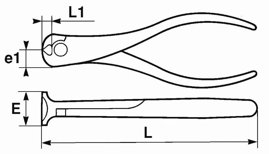Pince Coupante En Bout Bimatiere Avec Ressort 160 Mm SAM - 230R16GFME 6 Pince Coupante En Bout Bimatiere Avec Ressort 160 Mm SAM - 230R16GFME – Image 4