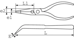Pince A Bec Demi Rond Coude PVC 160 Mm SAM - 24316P -Maxoutil Soldes SAM01241 5