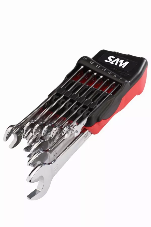 Jeu De 12 Clés Mixtes 7 A 24 Mm Sur Ratelier SAM - 50NJ12 3 Jeu De 12 Clés Mixtes 7 A 24 Mm Sur Ratelier SAM - 50NJ12
