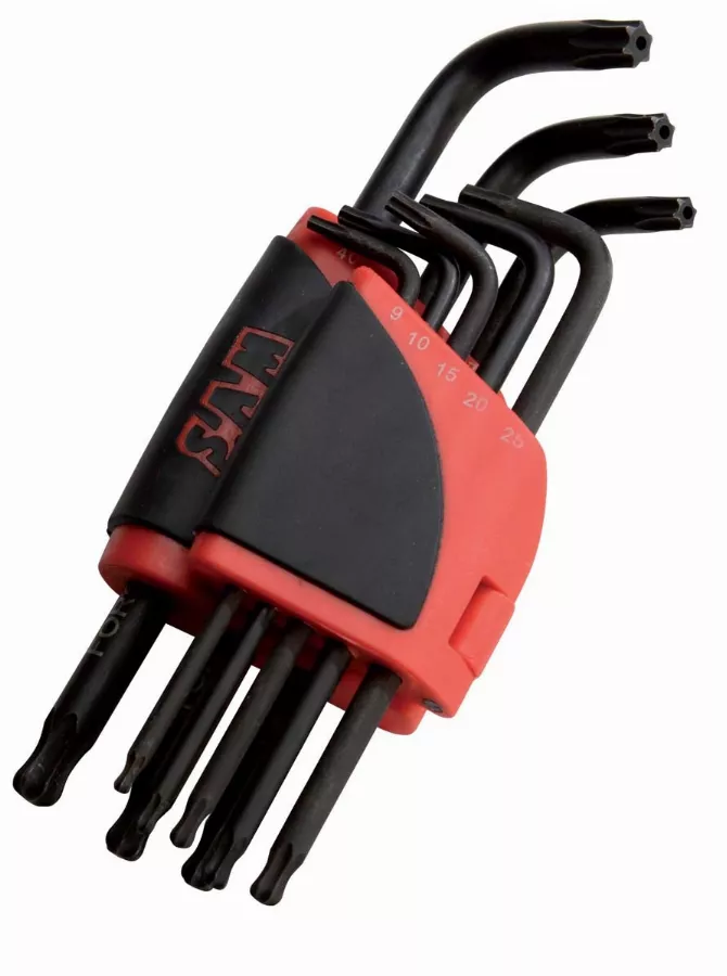 Ratelier De 8 Clés Males Longues Resistorx A Tete Spherique SAM - 59R8AL 3 Ratelier De 8 Clés Males Longues Resistorx A Tete Spherique SAM - 59R8AL