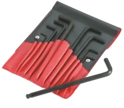 Trousse 10 Clés Males Courtes 6 Pans SAM - 62TR10