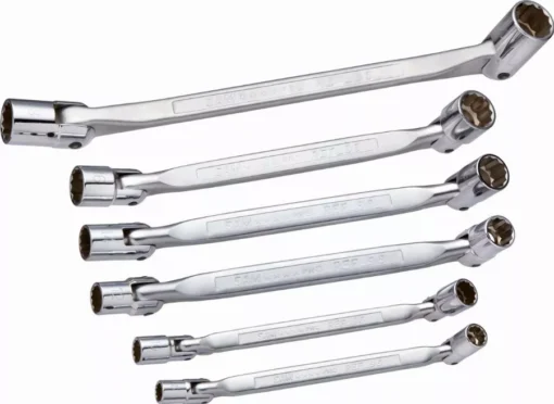 Jeu 6 Clés A Douilles Articulées SAM - 96J6 -Maxoutil Soldes SAM03015 1