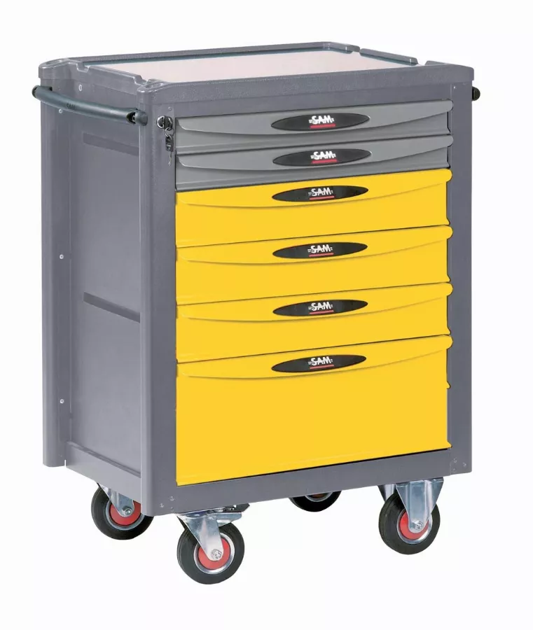 Servante D'atelier Renault 6 Tiroirs SAM - SERVI640R 3 Servante D'atelier Renault 6 Tiroirs SAM - SERVI640R