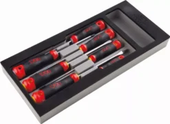 Module Mousse 1/3 De 7 Tournevis Bi-matière Fente Et Pozidriv® SAM - TPZJ7MM -Maxoutil Soldes SAM05850 1