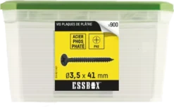 Vis ESSBOX SCELL-IT Plaque De Plâtre - Ø3,5 Mm X 41 Mm - Boite De 900 - EX-5211421