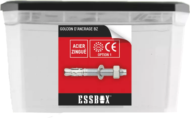 Goujon ESSBOX SCELL-IT Ancrage - ØM8 Mm X 115 Mm - Boite De 50 - EX-92051108115 2 Goujon ESSBOX SCELL-IT Ancrage - ØM8 Mm X 115 Mm - Boite De 50 - EX-92051108115