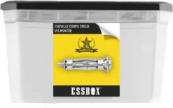 Cheville ESSBOX SCELL-IT Corps Creux - Spyder Plus - Ø5 Mm X 50 Mm - Boite De 100 - EX-91108105050