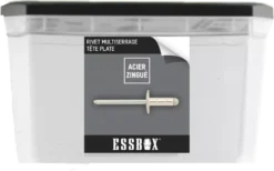 Rivets Standards ESSBOX SCELL-IT Alu/Acier - Tête Large - Ø4,8 Mm X 25 Mm - Boite De 200 - EX-9445524825