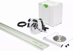 Scie Circulaire Portative Plongeante FESTOOL HK 85 EB-Plus-FS + Rail De Guidage FS 1400/2 Et Lame De Scie Ø 230 Mm - 576138