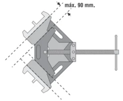 Équerre De Professionnel URKO - Fonte Nodulaire - 2800 -Maxoutil Soldes SGA10210 2