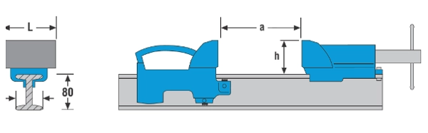 Serre Joint Dormant URKO - IPN "I" 80x42mm - Serrage 2500mm - 875 6 Serre Joint Dormant URKO - IPN "I" 80x42mm - Serrage 2500mm - 875 – Image 4