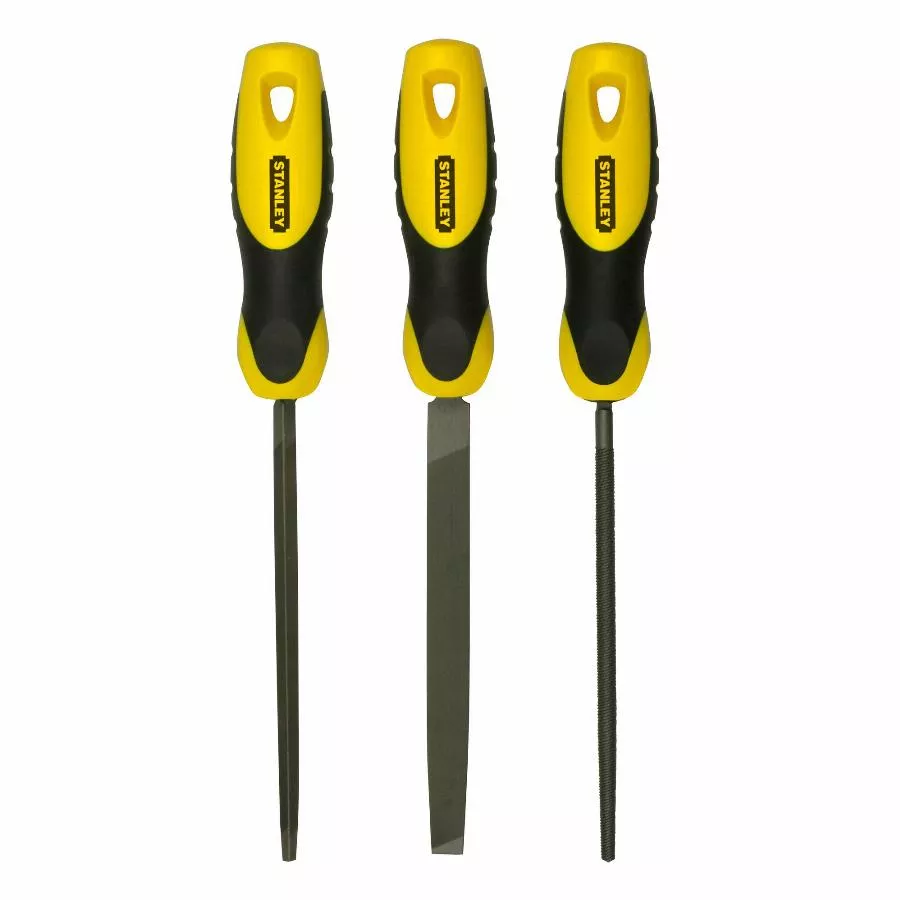 Stanley Limes Batardes 150mm - Jeu De 3pieces - 0-22-445 3 Stanley Limes Batardes 150mm - Jeu De 3pieces - 0-22-445