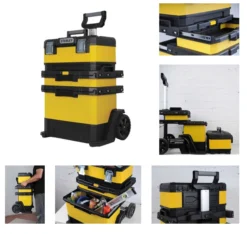 Servante De Chantier Roulante STANLEY - Galvanisée - 1-95-621 -Maxoutil Soldes SUA10012 1