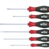 Jeu De 6 Tournevis SoftFinish WIHA - Fente/Philips - 07152