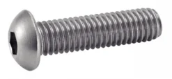 Boîte 50 Vis Métaux Inox A4 Tête Bombée 6 Pans Creux ACTON - 10 X 80mm - 6420210X80