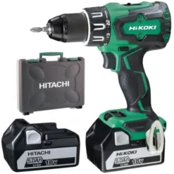 Perceuse Visseuse à Percussion 70Nm HIKOKI 18V 5.0Ah Induction - 2 Batteries + Chargeur En Coffret - DV18DBSLWJZ -Maxoutil Soldes VOA46040 1