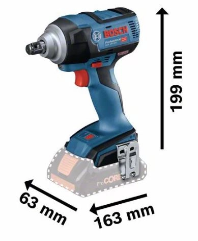 Boulonneuse Sans Fil GDS 18V-300 2X4.0 Procore 18V LBoxx BOSCH - 06019D8202 4 Boulonneuse Sans Fil GDS 18V-300 2X4.0 Procore 18V LBoxx BOSCH - 06019D8202 – Image 2
