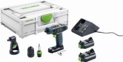 Perceuse-visseuse Sans Fil FESTOOL TXS 2,6-Set - 2 Batteries 10.8V 2.6Ah + Chargeur + Systainer + Renvoi D'angles - 576102 7 Perceuse-visseuse Sans Fil FESTOOL TXS 2,6-Set - 2 Batteries 10.8V 2.6Ah + Chargeur + Systainer + Renvoi D'angles - 576102 -Maxoutil Soldes VOA70085 1