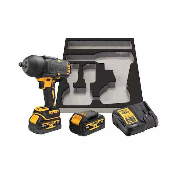 Boulonneuse ½” Avec Coque DEWALT XR 18V 5.0Ah Brushless 1396 Nm - 2 Batteries, Chargeur - DCF900P2G-QW 6 Boulonneuse ½” Avec Coque DEWALT XR 18V 5.0Ah Brushless 1396 Nm - 2 Batteries, Chargeur - DCF900P2G-QW – Image 4